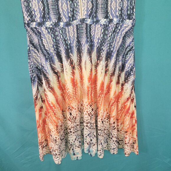Tart Collections XS Womens Sleeveless Snakeskin Print Dress With Back Zip Closur - Picture 7 of 7